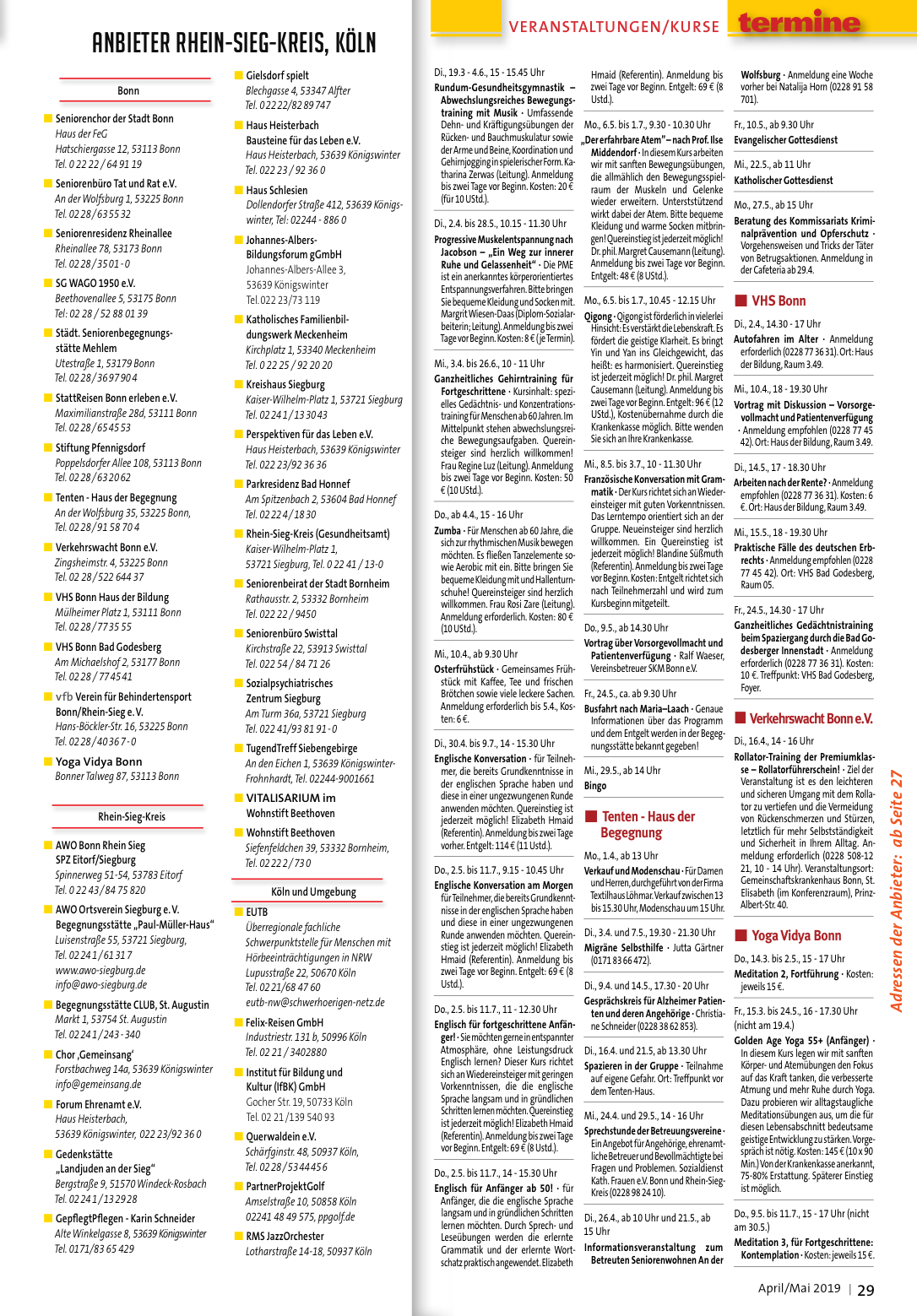 aktivTermine Nr. 116 - Seite 29